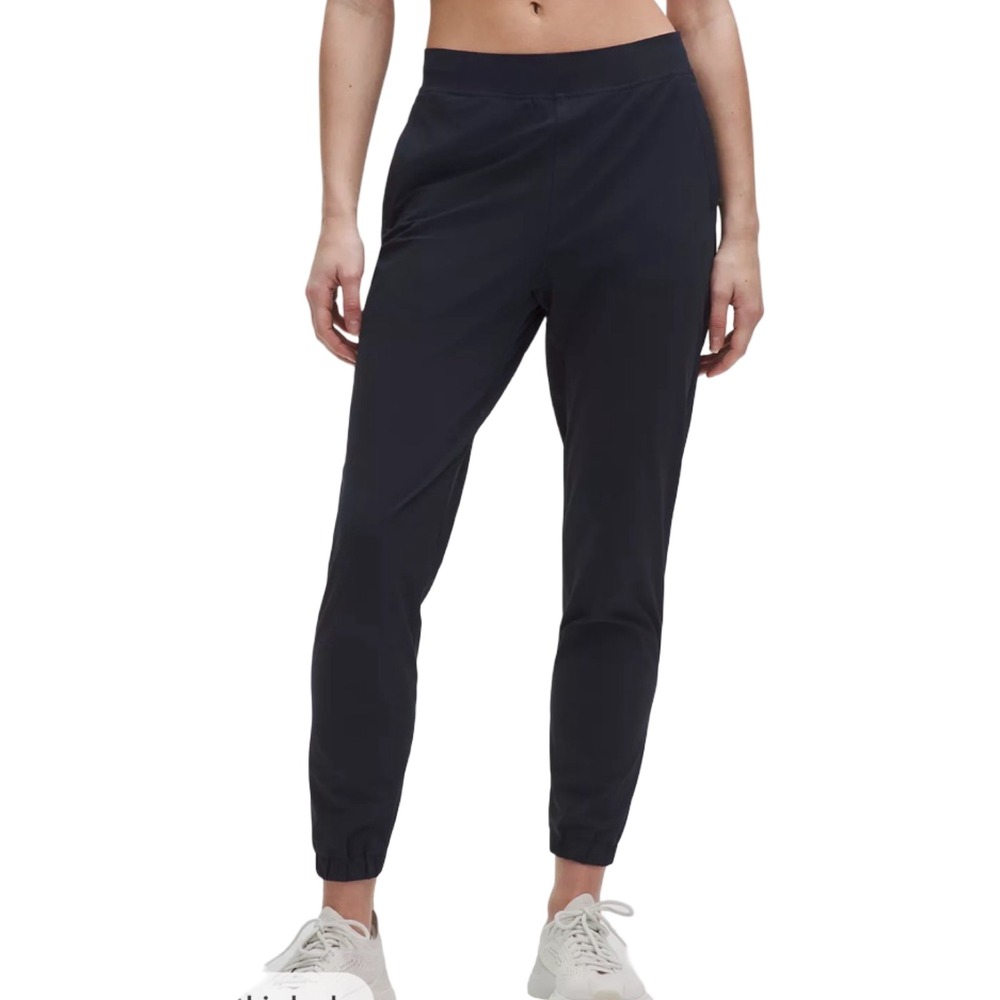 lululemon Adapted State High-Rise Jogger Women 4 Navy Ankle Zip LW5CVMS